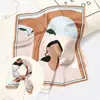 [Diseño Original] Pañuelo Cuadrado Pequeño Estilo Coreano Ins para Mujer Todo Combinación Estilo Occidental Pañuelo Decorativo Pañuelo de Primavera y Otoño Pañuelo Artístico