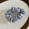 Scrunchie Pequeño Satinado Plegado Versátil Coreano Alta Elasticidad Sin Costuras Elegante Lazo para Cola de Caballo Cuerda para el Cabello Diadema
