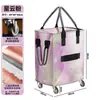 Bolsa de Compras Plegable con Ruedas Haken de Gran Capacidad para Uso Doméstico, Bolsa de Compras Ligera con Ruedas para Compras de Supermercado y Viajes, Bolsa de Equipaje para Viajes