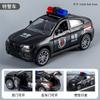 Coche de Juguete para Niños Inercia Tres Puertas Coche de Policía Regalo para Niño Modelo de Coche Artificial Juguete de Ambulancia