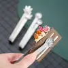 Pinzas para Alimentos de Acero Inoxidable, Pinzas Creativas con Forma de Palma y Concha, Lindas Pinzas para Café y Hielo, Pinzas para Azúcar, Pinzas para Bocadillos y Postres
