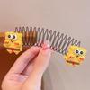 Artefato de cabelo quebrado para mulheres e crianças Cabelo Pin Traseira da Cabeça Invisível Pente Pontiagudo Bebê Acabamento Bangs Quebrado Pente Headwear Meninas