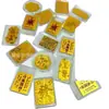 Pegatina de teléfono móvil de oro de 2 mg, oro puro 999, tarjeta de oro "Hazte Rico", "Que todo salga como deseas", directo de la fábrica de origen, venta al por mayor y hecho a medida