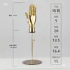 Adereços de Modelo de Mão Galvanizados Suporte de Exibição de Joias Modelo de Mão Falso Rack de Exibição de Vitrine de Loja de Roupas Suporte de Luvas Decoração