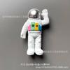 Imán para Refrigerador de Resina de Astronauta Espacial Globo Aerostático Nave Espacial Imán 3D Tema Aeroespacial Estilo Ins Decoración del Hogar