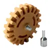 Disco Pneumático para Remoção de Cola, Roda para Remoção de Cola, Removedor de Cola, Roda de Borracha para Polimento, Roda para Polimento de Pneus de Carro, Roda de 4 polegadas para Remoção de Cola