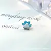 Pendientes Colección Grande Aleación de Titanio F136 Azul Océano Pendientes Labret de Titanio G23 con Rosca Interna Joyería para Piercing Adorno para la Cabeza