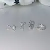 Pendientes de Plata de Ley 925 con Diseño Único de Tijera para Mujer, Lujo Accesible y Pendientes de Zirconia Cúbica de Alta Gama, Pendientes de Moda y Versátiles