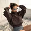 Chamarra deportiva con cremallera de estilo europeo y americano, corte holgado, para mujer, top deportivo corto para correr, manga larga, adelgazante