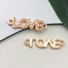 1 Pieza de Nuevo Colgante Pequeño de Oro Antiguo Estilo Transfronterizo, Accesorio de Collar Simple y Único, Componente de Joyería de Colgante de Aleación para DIY