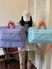 Bolsa de viaje de dos tonos de gran capacidad para viajes cortos, bolsa de mano, bolsa de mano para equipaje de mano en viajes de negocios, bolsa para deportes y fitness, bolsa de almacenamiento de viaje