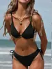 Aliexpress Ebay Bikini Mais Vendido 2026 Novo Estilo Europeu e Americano Maiô de Praia Feminino Duas Peças Bikini Sexy