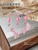 Soporte para Uñas de Práctica de Nail Art Acrílico Transparente Base Magnética Pieza de Ajedrez Iridiscente Bandeja de Exhibición de Uñas de Doble Fila Venta al por Mayor