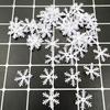 Floco de Neve Branco Não Tecido de Natal Neve Falsa Decoração de Árvore de Natal Acessórios de Natal Artesanais DIY Peças de Floco de Neve de Feltro