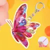 Llavero de Color Mariposa Colgante Acrílico para Mochila Escolar Colgante Lindo para Estudiante Accesorios para Mochila Colgante Decoración
