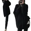 Suéter de Comprimento Médio Estilo Coreano Outono e Inverno 2024 Top de Tricô Feminino Comércio Exterior Transfronteiriço Roupa Feminina Estilo Coreano Outono e Inverno