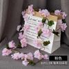 Baishun Sakura Rattan Decoração de Casamento Vinha de Flor Simulada Flor Falsa Suprimentos para Casa Rattan Pendurado Flor Fabricante Atacado