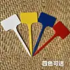 Etiquetas de Plástico para Plantas en Forma de T, Etiquetas de Jardinería, Etiquetas para Flores, Etiquetas de Identificación, Pequeñas Etiquetas Esenciales de Color Verde para Plantas