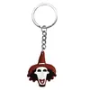 Serie de Halloween Más Vendida Transfronteriza Dibujo Animado Goma Suave de PVC Llavero de Metal Colgante para Bolso Accesorio Decorativo Pequeño DIY