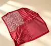 70 Lenços de Seda com Toque de Luxo, Moda Coreana Versátil Profissional Pequenos Lenços de Pescoço de Seda Sintética, Lenços de Seda Estampados Retrô para Mulheres
