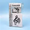 Conjunto de Papelaria Caderno de Piano de Comércio Exterior para Alunos do Ensino Fundamental, Prêmio de Música, Presente para o Dia das Crianças, Presente de Treinamento de Notas Agudas