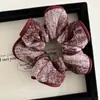 Goma para el pelo de punto de colores degradados estilo coreano y japonés con diseño único y borde fruncido para coleta