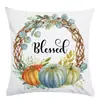Almohada del Día de Acción de Gracias Transfronteriza Juego de Cojines de Silla de Verano Nórdico Cubierta de Sofá Funda de Cojín de Mesita de Noche Productos para el Hogar al por Mayor