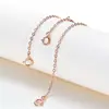Plata de Ley S925 Hecho a Mano Accesorios DIY Cadena de Extensión Pulsera Collar Accesorios DIY Lujo Accesible Hebilla de Resorte Simple Cadena de Acabado