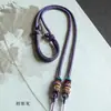 Cuerda Ji Registro Mano Tejida Collar Cuerda Colgante Cuentas Cuenta Tian Cuerda Colgante Cruz Cuatro Caras Nudo Budista Colgante para Hombres y Mujeres