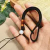 Marca DIY Nova de Alta Qualidade Peça de Mão de Jade de Cera de Abelha Pingente Tecido à Mão Pingente de Jade Corda de Brincar Mil Olhos e Mil Fios