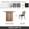 Novo Modelo 2026 Mesa de Jantar de Rocha Leve de Luxo para Casas Pequenas, Conjunto de Mesa e Cadeiras Retangulares para Sala de Jantar Estilo Vintage