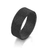Moda Europea y Americana Japonesa y Coreana Estilo Clásico Anillo de Malla Anillo de Pareja de Malla Fábrica de Origen Ventaja de Precio en Grandes Cantidades