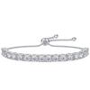 Pulsera Tenis Sencilla de Plata 925 Más Vendida en Amazon para Mujer, Pulsera de Moissanita de Alta Calidad Lujo Ligero Europea y Americana