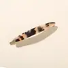 Estilo Coreano Nueva Serie de Acetato Pinzas para el Cabello Etiqueta Dorada Pinza Recta Moderna Versátil Multicolor Colección de Pinzas para el Cabello Frescas de Primavera