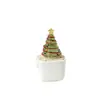 Árbol de Navidad Glaseado de Zibo Planta en Maceta Oficina Decoración Creativa de Escritorio Regalo de Navidad Artesanía de Vidrio Venta al por Mayor