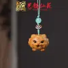 Pingente de Corrente para Celular Sapo de Madeira Arco-Íris Yiming Xianyuan Sandália Criativa de Sândalo Animal Desenho Animado Sapo Ornamento