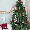 8 Piezas Navidad 2D Cascanueces Navidad Madera Regalo Festivo Caja Colgante Etiqueta Decoración Ventana Habitación Colgante