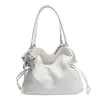 Bolso de Mano de Moda Estilo Coreano 2026 Primavera Nuevo Bolso de Mano Versátil Bolso de Hombro de Lunares Gran Capacidad Bolso de Axila para Mujer