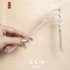 Estilo Antigo Hairpin Placa de Ácido Acético Simples Tassel Andar Diário Cabelo Han Roupas Acessórios Novo Estilo Chinês Roupas Antigas Mulheres Hairpin