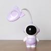 Nueva lámpara de escritorio recargable de astronauta LED para aprender y leer, lámpara de escritorio LED para habitación de estudiante, lámpara de mesita de noche