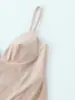 Exportación Transfronteriza Ropa de Mujer 2025 Otoño Nueva Ropa de Mujer Otoño Nuevo Estilo Europeo y Americano Moda Vestido de Tirantes Color Sólido