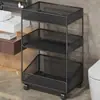 Prateleira de armazenamento para banheiro, organizador de banheiro, carrinho pequeno para o vaso sanitário, prateleira de chão para armazenamento de sabão em pó ao lado da máquina de lavar