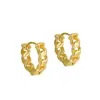 Pendientes de Plata de Ley S925 con Empalme de Cadena Geométrica, Estilo Moderno y Sencillo, Mostrando un Diseño Elegante y de Moda, Pendientes y Pendientes
