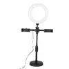 Suporte ao vivo para celular âncora equipamento de beleza celebridade da internet 6 polegadas 16cm luz de preenchimento suporte de disco preguiçoso
