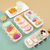Molde para Helado de Silicona de Grado Alimenticio para Uso Casero para Hacer Paletas Heladas, Helados, Moldes de Palitos de Queso de Dibujos Animados para Niños
