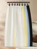Pantalones de pierna ancha de algodón Tencel para mujer, nuevo estilo de otoño, 2026, de moda, cintura alta, sueltos, con caída, casuales