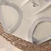 Calcinhas Femininas Térmicas de Algodão Escovado Moda Respiráveis Macias Confortáveis 718 Pequenas para Meninas 45-62,5kg