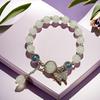 Pulseira Princesa Fofa Cor de Doce para Melhores Amigas, Pulseiras de Contas para Crianças, Doce e Sofisticada, Bijuterias Versáteis para Barracas