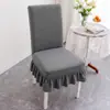 Funda de silla universal para cuatro estaciones para uso en el hogar, respaldo antideslizante todo en uno, funda de silla de comedor integrada, elástica y engrosada