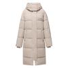 Abrigo de Algodón Estilo Universitario Transfronterizo para Parejas, Estilo Largo, Moda Invierno 2026, Versión Coreana, Engrosado, Moda de Comercio Exterior, Chaqueta Cálida